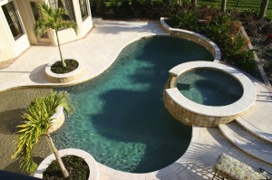 Coto de caza landscape design pool builder